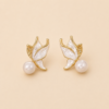 Butterfly Pearl Earrings