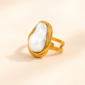 Aaliya Baroque Pearl Ring